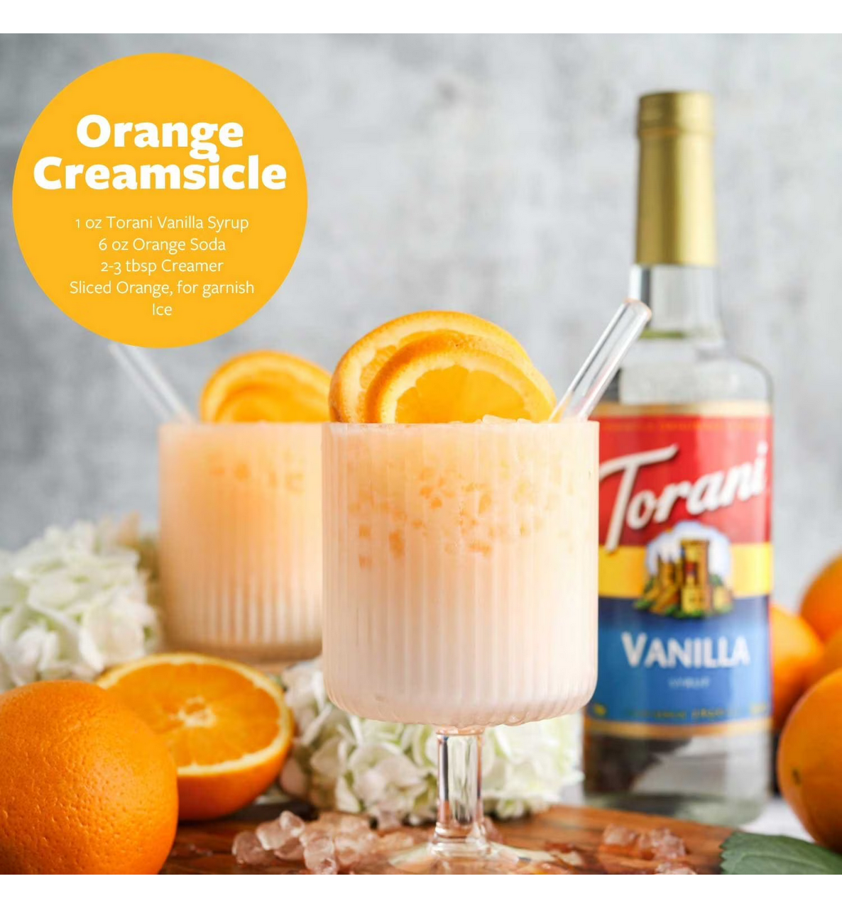 Torani Jarabe Para Bebidas Sabor Vainilla 750ml