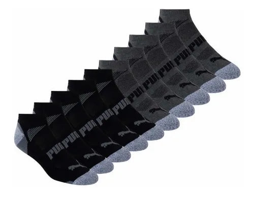 10 Pares Calcetines Puma Coolmax