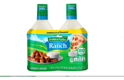 2x Hidden Valley Ranch The Original Topping Dressing Aderezo