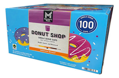 Keurig Café Members Mark Donut Shop K-cup 100 Pods
