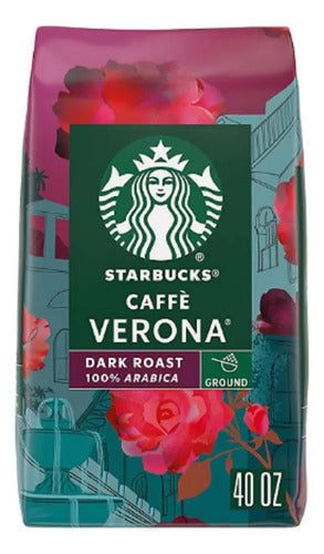 Cafe Starbucks  Verona Dark Roast Molido Tostado
