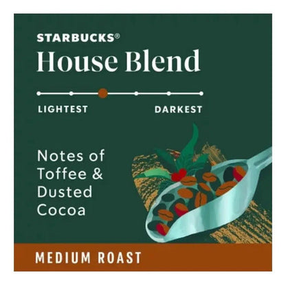 Starbucks House Blend Whole Bean Coffee, 40 Oz.