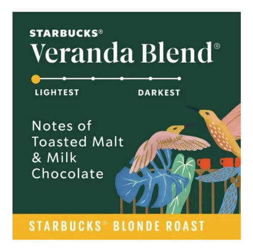 Starbucks Blonde Roast K-cup Coffee Pods, Veranda Blend, 72