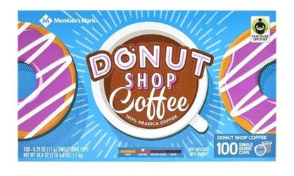 Keurig Café Members Mark Donut Shop K-cup 100 Pods