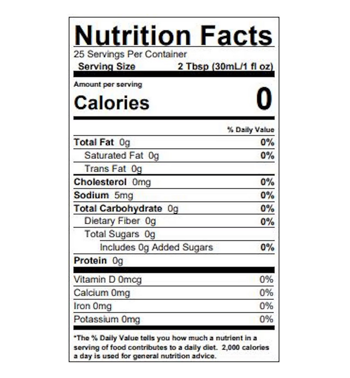Jarabe Torani Sin Azucar De Vainilla 750ml