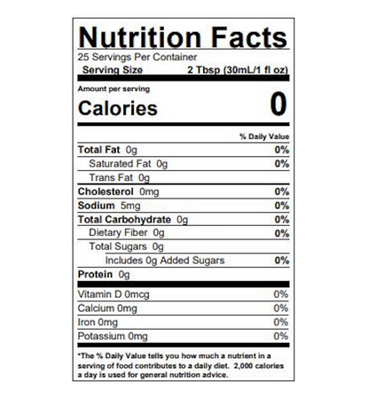 Jarabe Torani Sin Azucar De Vainilla 750ml
