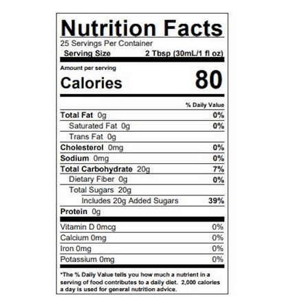 Torani Jarabe Para Bebidas Sabor Vainilla 750ml