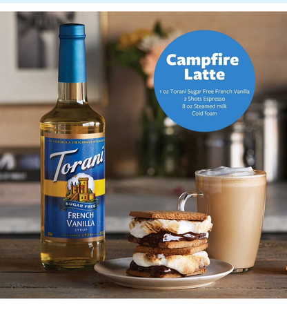 orani Sugar Free French Vanilla Syrup - Vainilla Francesa Sin Azucar - 750 ml