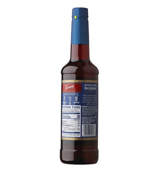 Jarabe Torani Frambuesa Sin Azucar Raspberry 750ml Importado