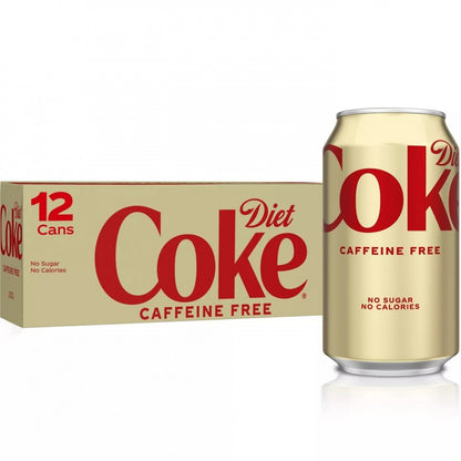 Coca Cola Dieta Sin Cafeína 12 Pack 355ml Importado