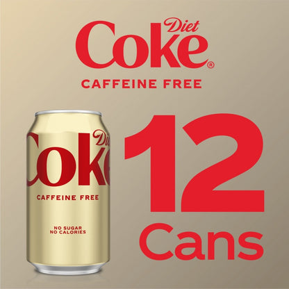 Coca Cola Dieta Sin Cafeína 12 Pack 355ml Importado