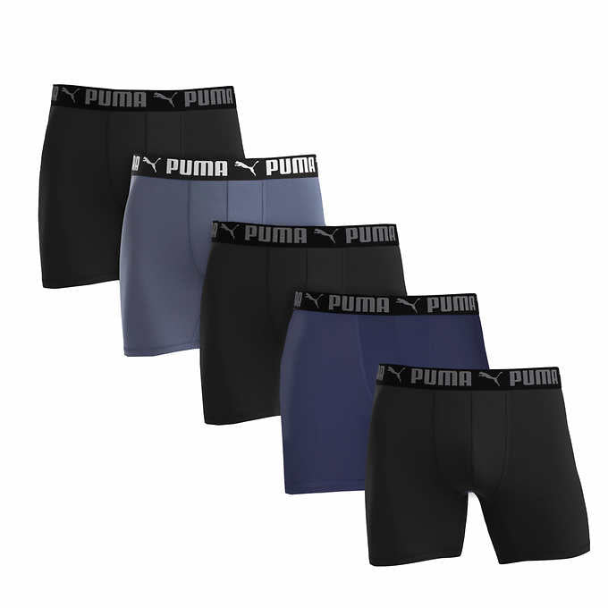 Paquete De 5 Puma Boxer De Hombre Boxer Brief, 5 Pack
